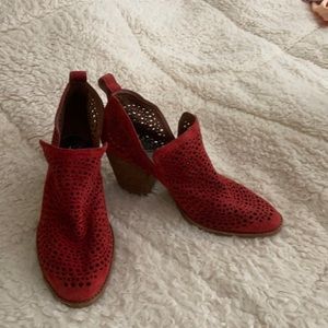 JEFFREY CAMPBELL Rosalee Perforated Ankle Booties